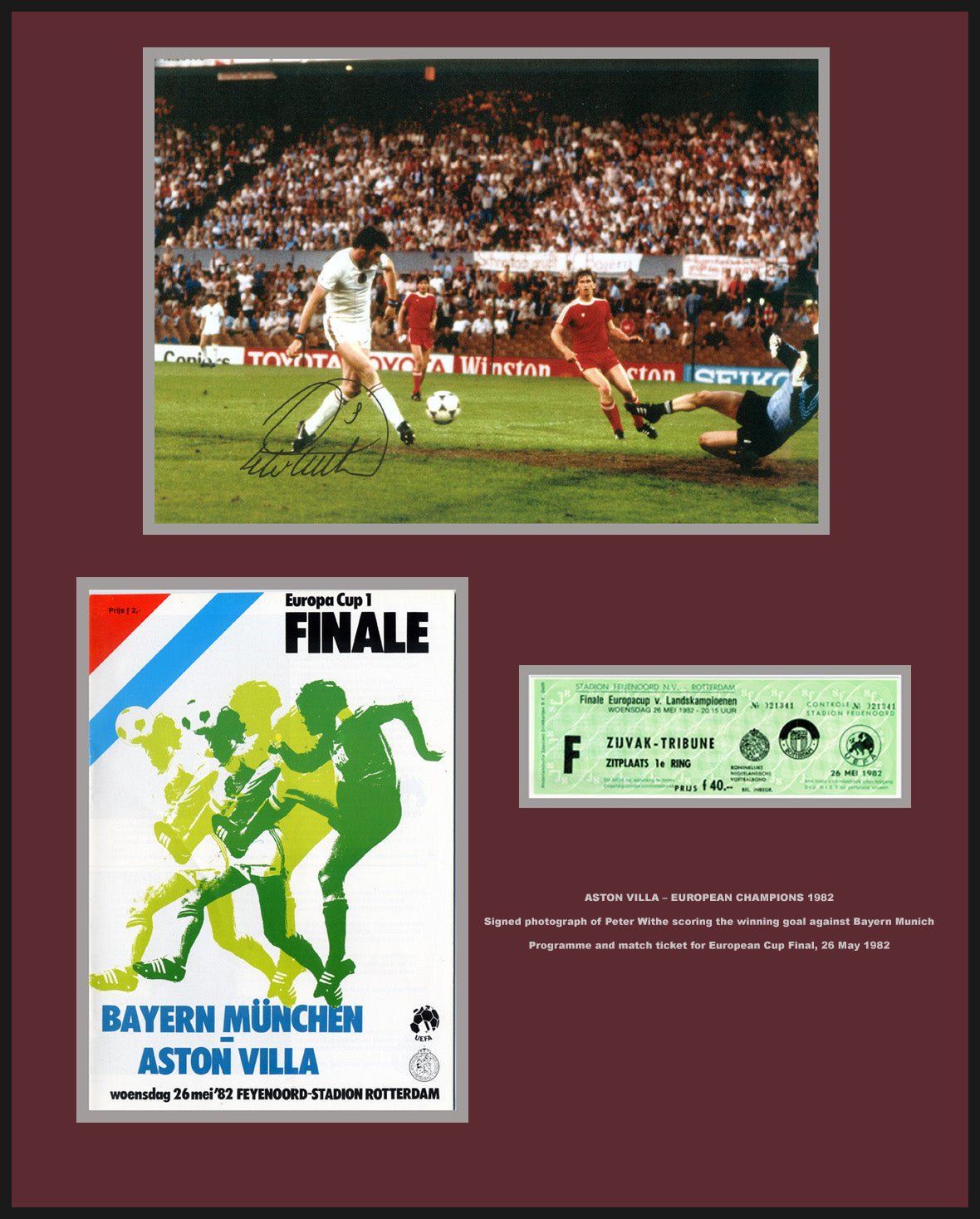 Aston Villa 1982 European Cup Success
