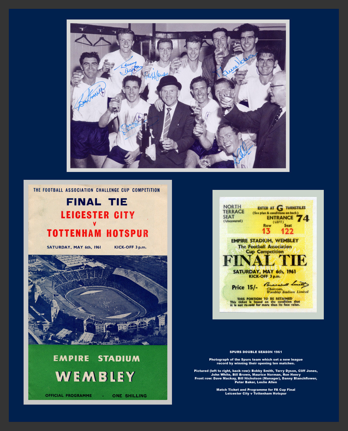 Tottenham 1961 Double