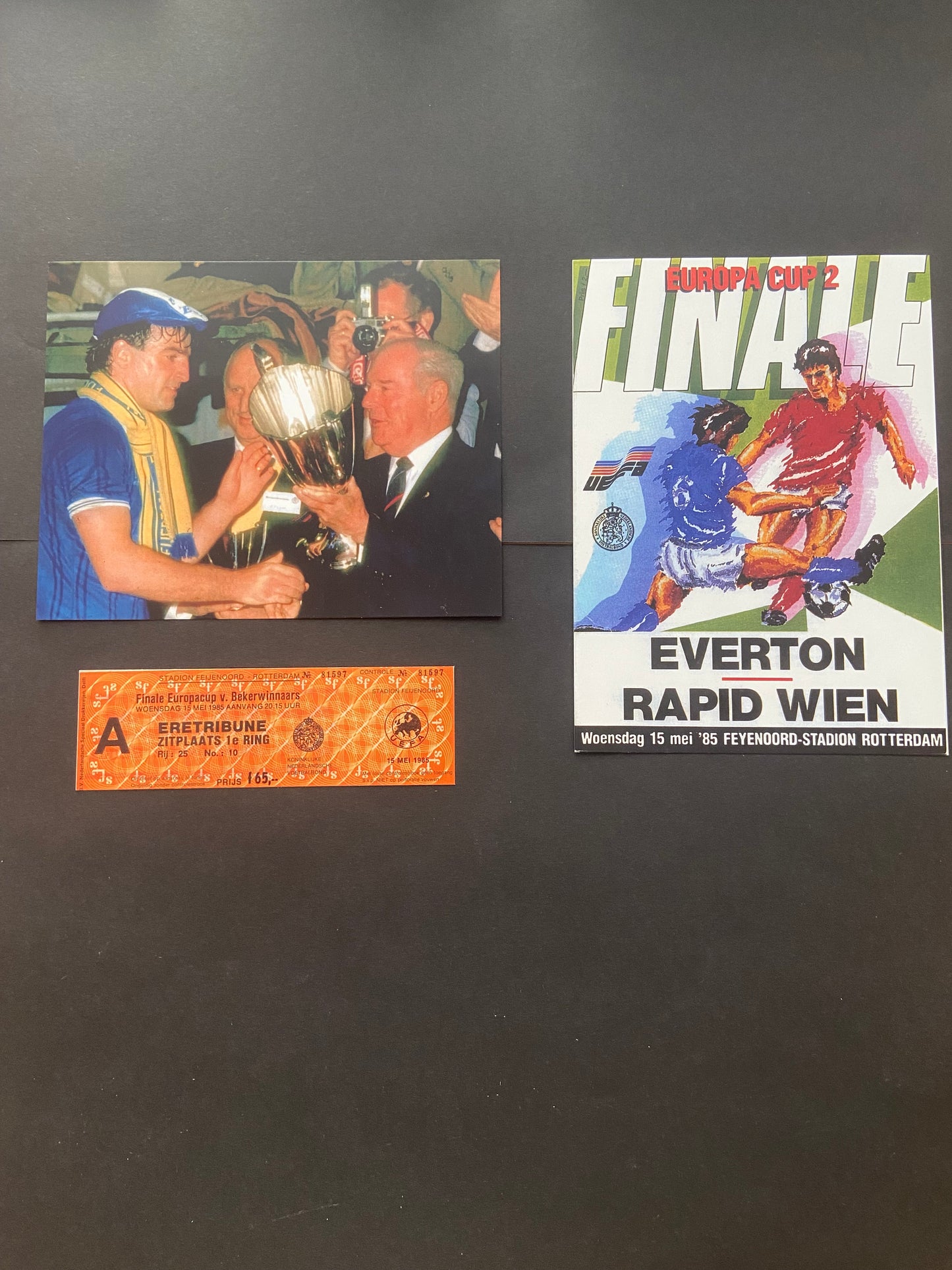Everton v Rapid Vienna 1985