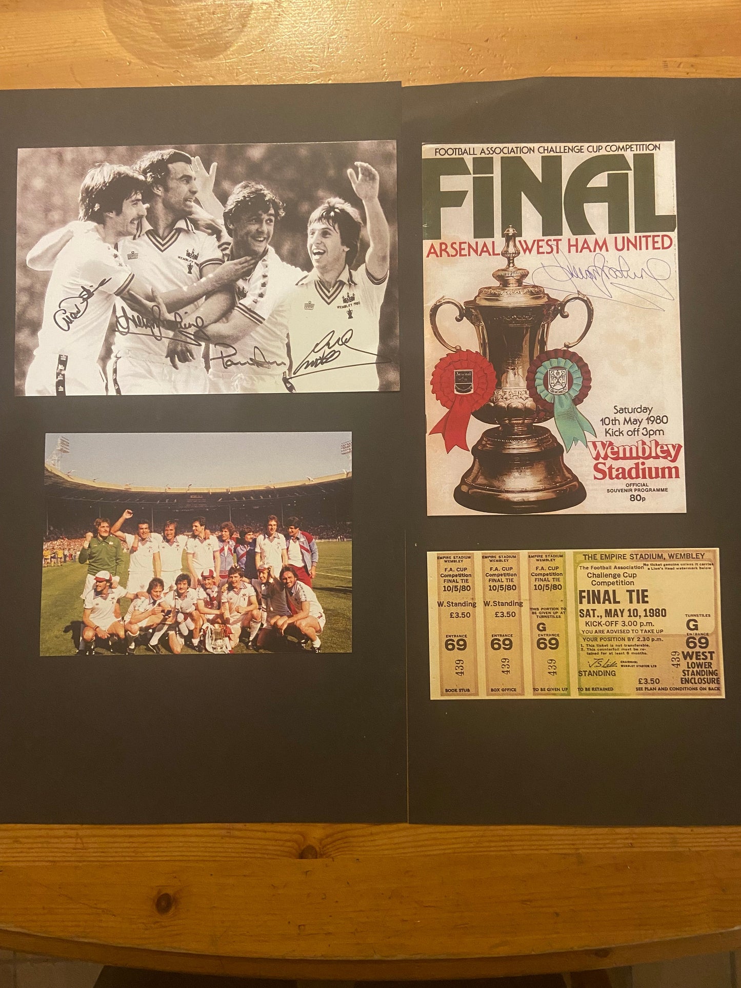 West Ham v Arsenal 1980 Cup Final