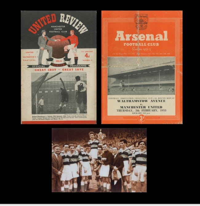 Walthamstow Avenue V Manchester United 1953 Fa Cup 4th Round