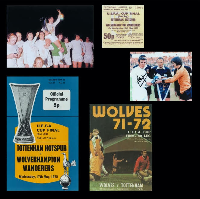 Tottenham v Wolves UEFA Cup Final 1972